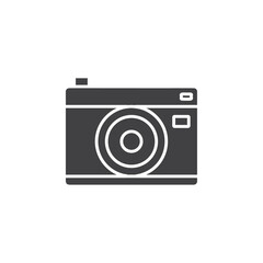 instant camera icon Flat logo set collection