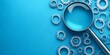 © Nazmulkn - Magnifying glass and gears on blue background representing seo audit and analysis, Generative AI