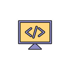 Icon a SOFTWARE DEVELOPMENT, isolated against a clean background.
