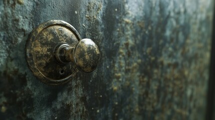 Aufkleber - Close up exploration of microbes found on common surfaces like door handles and smartphones during daily activities. Generative AI