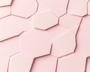 Sticker - Abstract pink geometric pattern background.