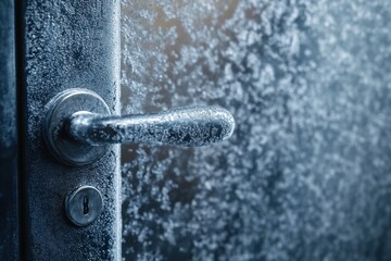 Aufkleber - Close up view of microbes on everyday surfaces like door handles and smartphones reveals hidden dangers commonly overlooked. Generative AI