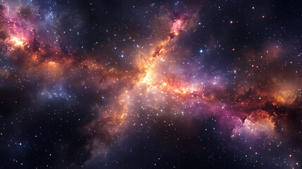 galaxy explorer: unlocking the secrets of the universe. starbound. illustration