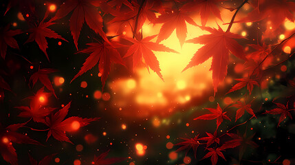 png autumn leaves backgrounds maple plant. leafglow. illustration