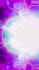 Canvas Print - hypnotic digital light waves loop
