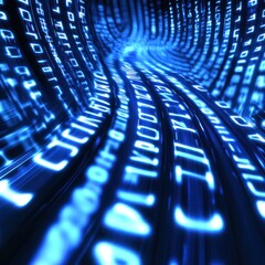 Digital Stream: Abstract Representation of Data Flow in Cyberspace