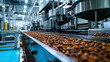 © Liana - Cacao beans roasting in modern factory with clean stainless steel equipment and ample advertising space