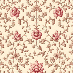 seamless pattern with flowers