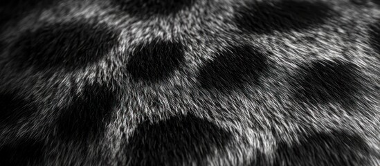 spotted fur texture close-up