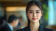 © Jaturong - A woman with a serious expression on her face. Generative AI