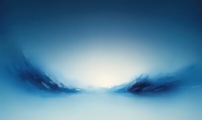 Aufkleber - Abstract Expressionist Pastel Blue Art Background with Dynamic Composition and Dramatic Lighting