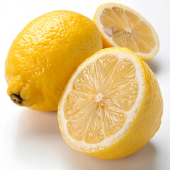 Sticker - lemon on white