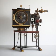 Wall Mural - Antique Movie Projector: Vintage Cinema Technology