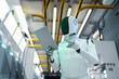 © phonlamaiphoto - Automation semiconductor manufacturing with humanoid robot in factory