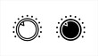 © Ainul - volume control icon set. vector illustration on white background