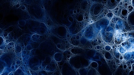 Wall Mural - Deep midnight blue background with gradient fade to black
