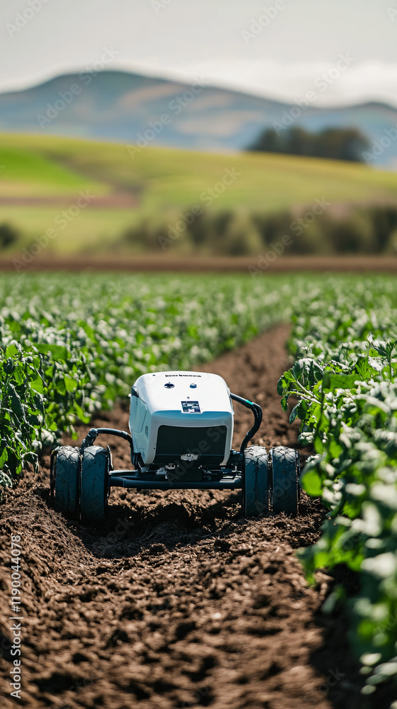 AI-controlled robots used in precision agriculture for planting ...