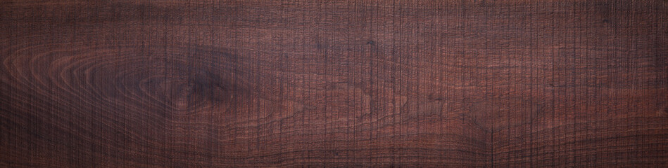 Wall Mural - rough sawn textured walnut wood plank texture background. old walnut wood plank texture background. 