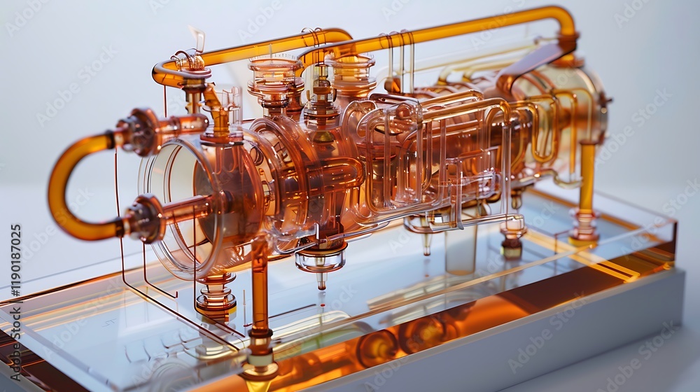 Interactive 3D models of pressure vessels and compressors, allowing ...