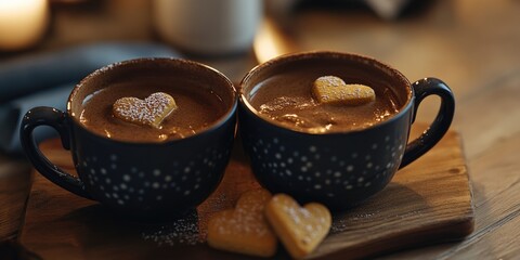 Wall Mural - Hot Chocolate and Cutting Board