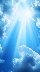 light sky blue background with gradient effect fading down