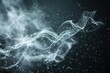 © Sudipta - Digital flowing wave particles modern conceptual background, elegant smoke effect design