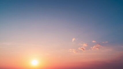 Wall Mural - sunset over the sea