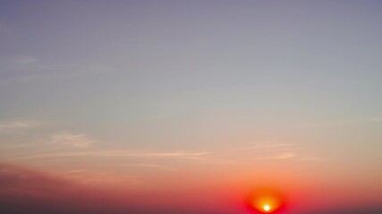 Wall Mural - sunset over the sea