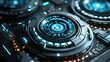 © Rere_Art151 - Futuristic Technology Interface Circular Control Panel