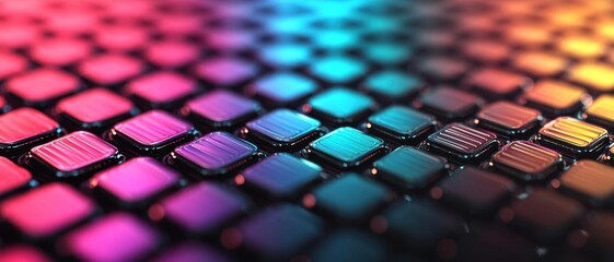 Stunning array of liquid crystals shifting colors dynamically, liquid crystals, dynamic technology
