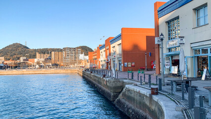 Wall Mural - 門司港レトロの港町風景