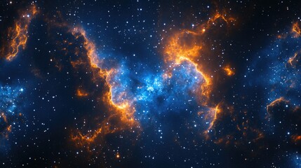 Wall Mural - Stars in night sky