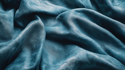 Poster - Blue Cloth Close Up