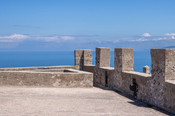 Wall Mural - Details of architecture of Castello di MIlazzo, Sicily, Italy