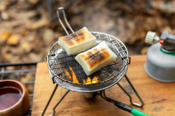 Poster - 焼き餅　Mochi Japanese rice cake photo