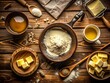 © prapatsorn - Golden Brown Roux: Melted Butter and Flour Cooking Process