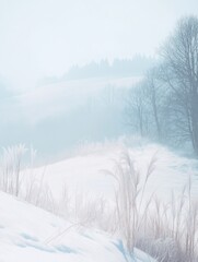 Wall Mural - snowboarder on snowy mountain slope