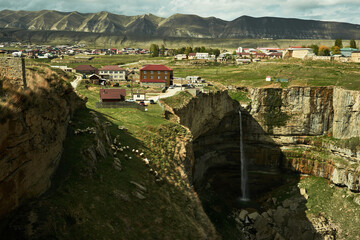 Tobot waterfall, Khunzakh waterfalls, natural monument Dagestan, Russia