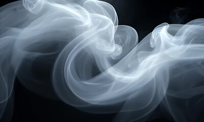 Wall Mural - a mesmerizing display of swirling mist and clouds, creating an ethereal atmosphere.