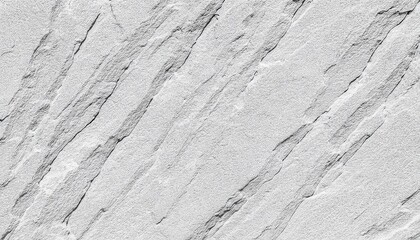 Aufkleber - textured white stone surface with diagonal linear cracks and natural rugged patterns, ideal for minimalist designs or industrial background