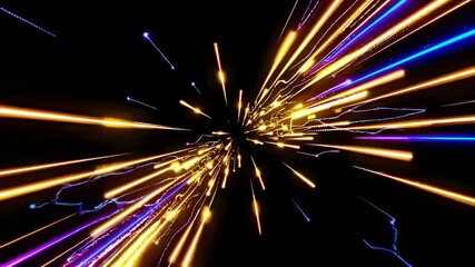 Fototapete - Exploring vibrant bursts of light in a captivating display of energy and color dynamics