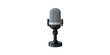 © pibi37.studio - Vintage microphone with round base isolated on transparent background