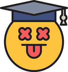 Poster - Blind Face Student Emoji
