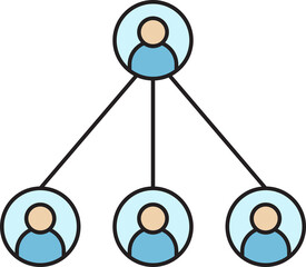 Poster - People Diagram Icon
