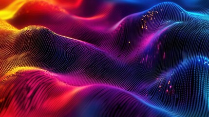 network technology combines internet connectivity modern abstract data concept colorful background