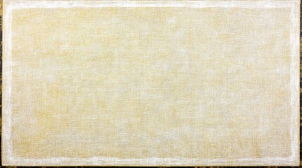 Beige Textured Fabric Background With White Border