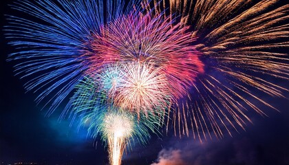 fireworks in the sky
