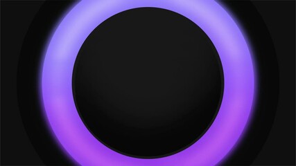 Wall Mural - gradient circle animated with dark background