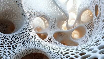 structure of organic network: a framework made of organic materials that creates a web-like structur