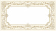 © Your Social Bae - Vintage Certificate Border with Copy Space on White Background